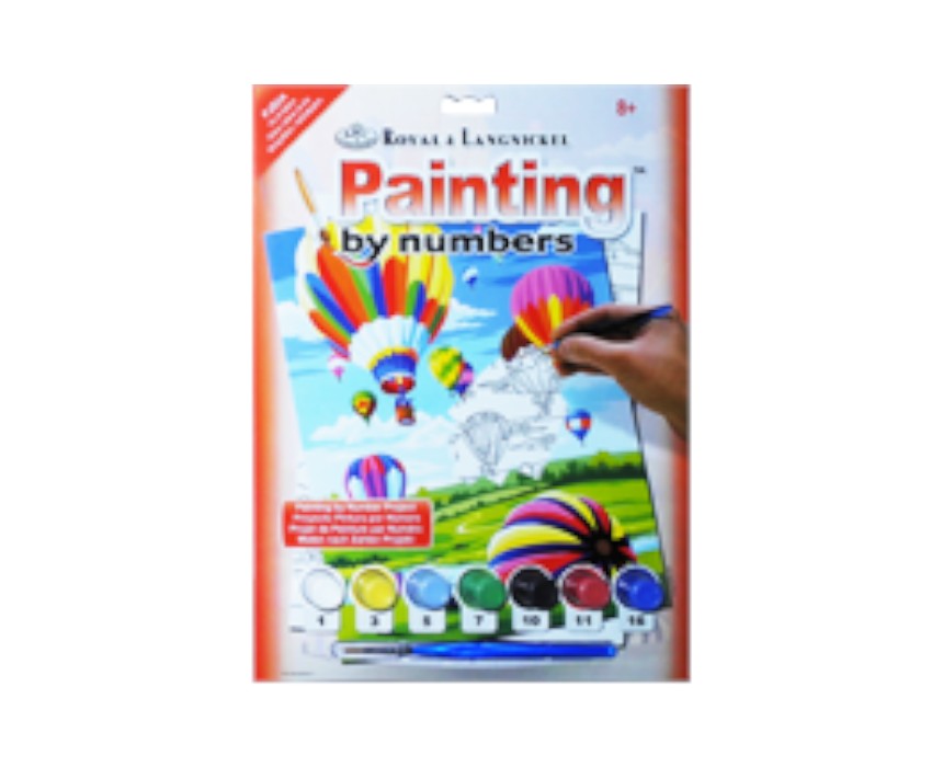 Hot Air Balloons Painting by Numbers