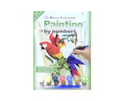 Bamboo Parrots Painting by Numbers