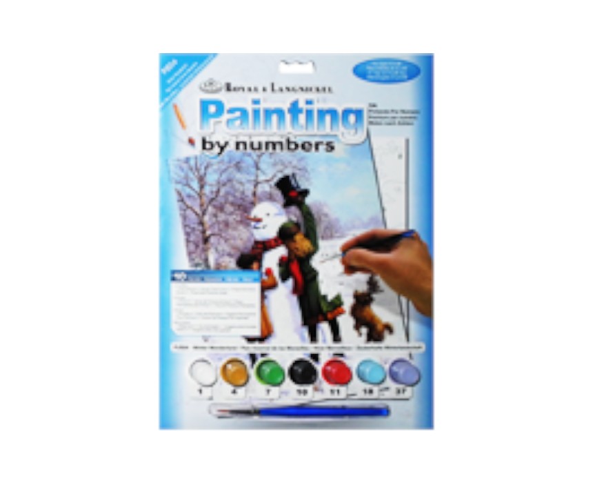 Winter Wonderland Painting by Numbers