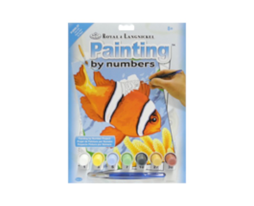 Clown Fish Painting by Numbers