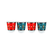 Bialetti Bicchld25 Set of 4 Glasses - 2 Red + 2 Green Coffee & Tea Cups Bialetti Bicchld25 Set of 4 Glasses - 2 Red + 2 Green Bialetti Bicchld25 Set of 4 Glasses - 2 Red + 2 Green Bialetti