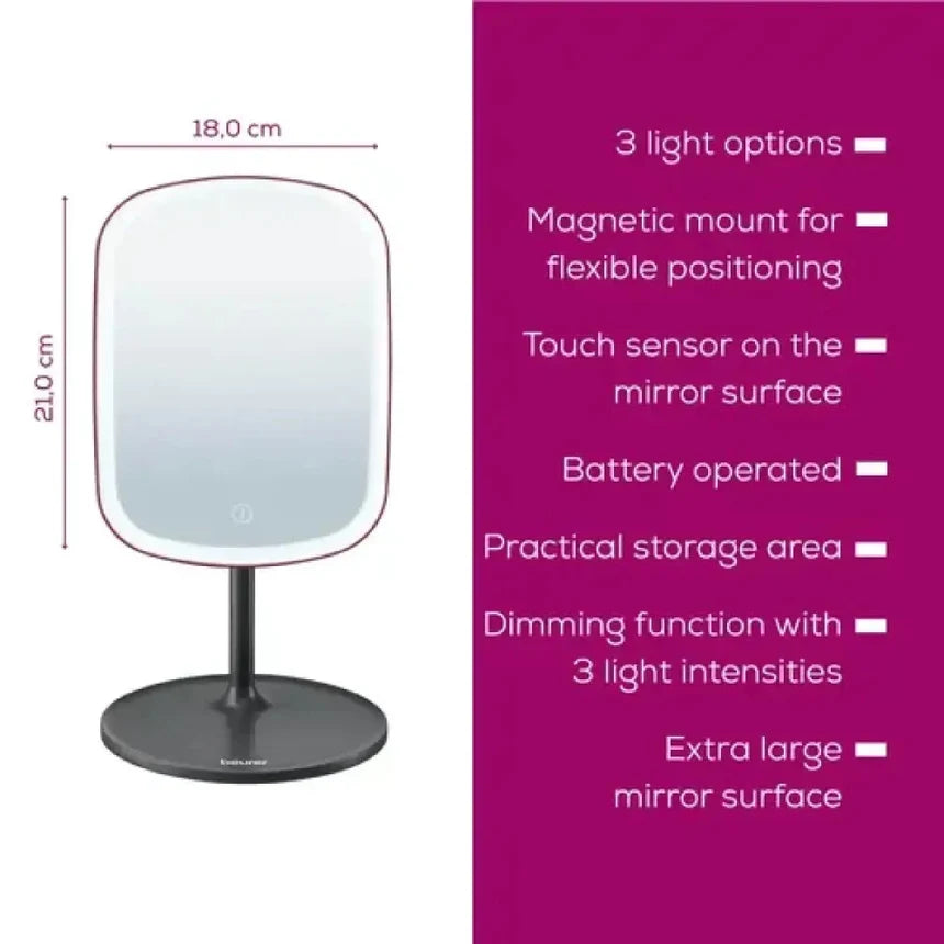 Limited Edition Illuminated Cosmetics Mirror Face Mirrors Limited Edition Illuminated Cosmetics Mirror Limited Edition Illuminated Cosmetics Mirror Beurer