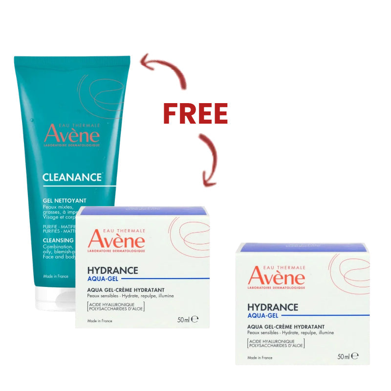 Buy 1 Get 2: Buy Hydrance Aqua-Gel & Get Full size Hydrance aqua gel + Cleanance Cleansing Gel 200ml FREE