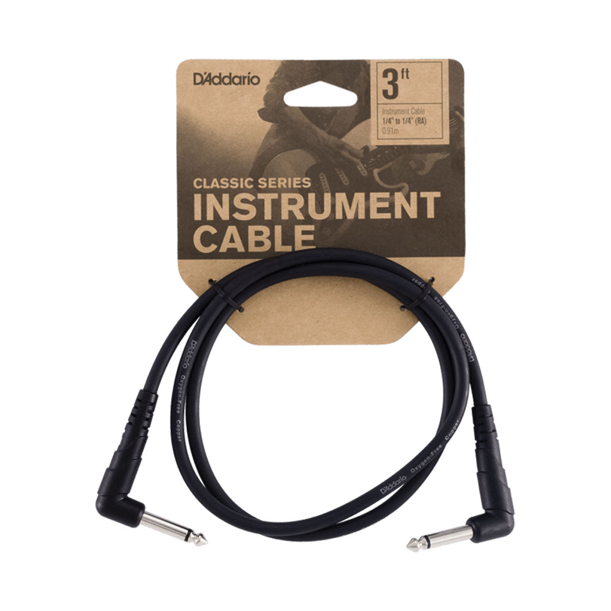 D’Addario 0.9m Classic Series Patch Instrument Cable