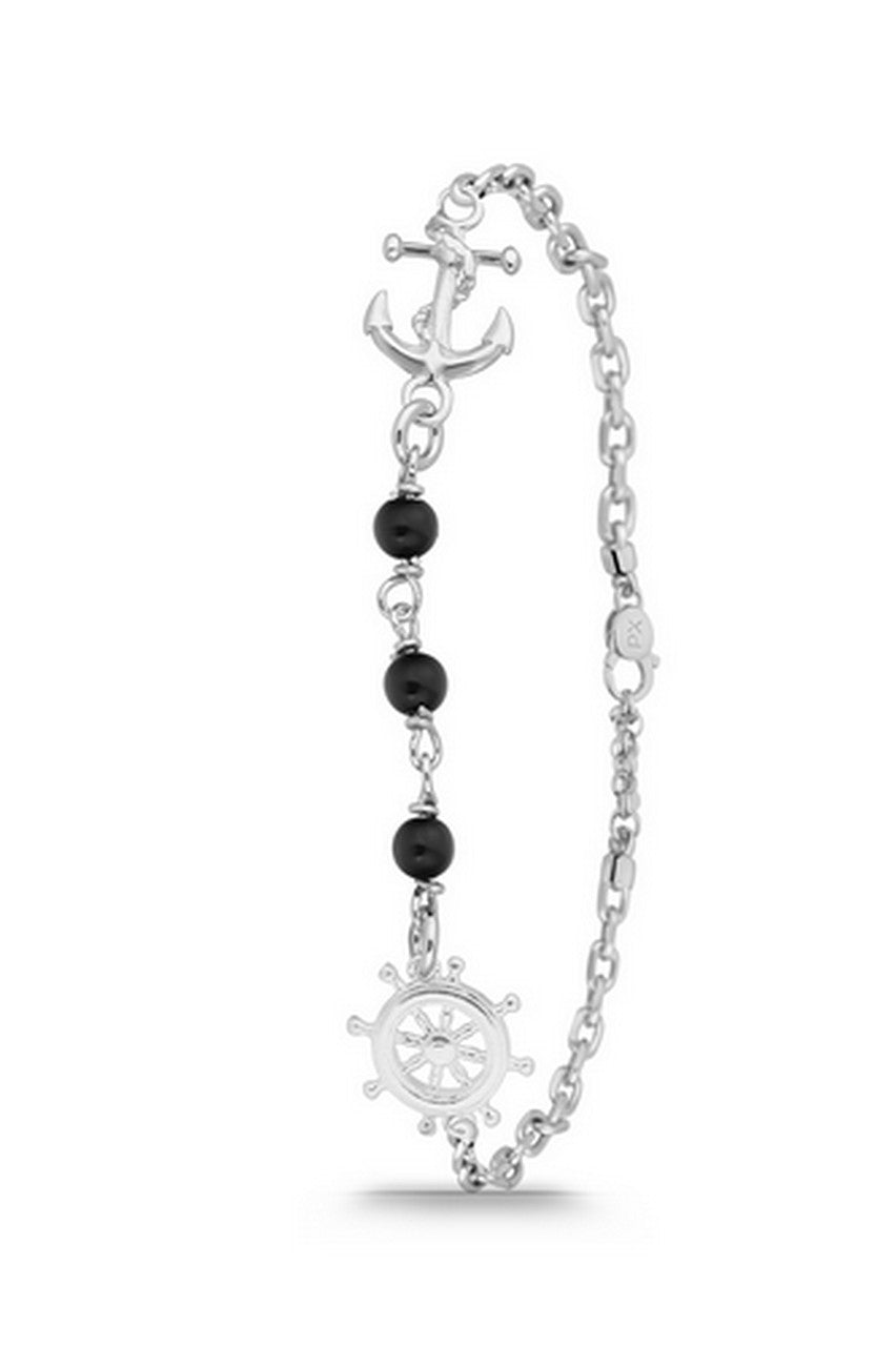 Polo Exchange Silver Bracelet with Rhodium - SI69-BC296-0031