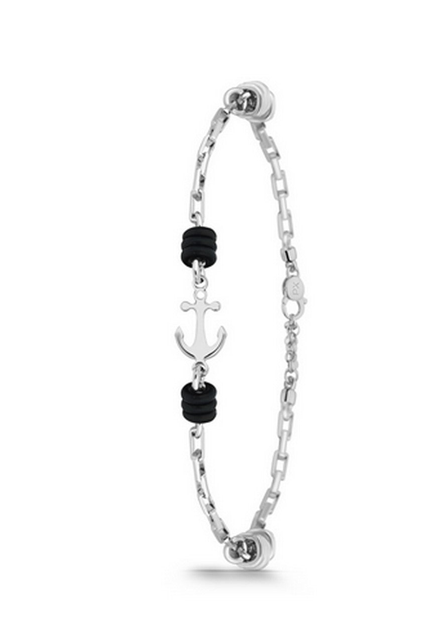 Polo Exchange Silver Bracelet with Rhodium - SI69-BC296-0037_RH