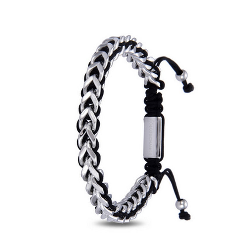 Polo Exchange Stainless Steel Bracelet for Men - ST46-PXY1170