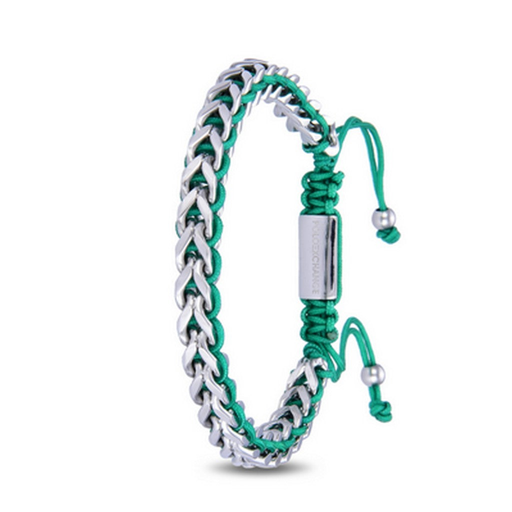 Polo Exchange Stainless Steel Bracelet for Men - ST46-PXY1172