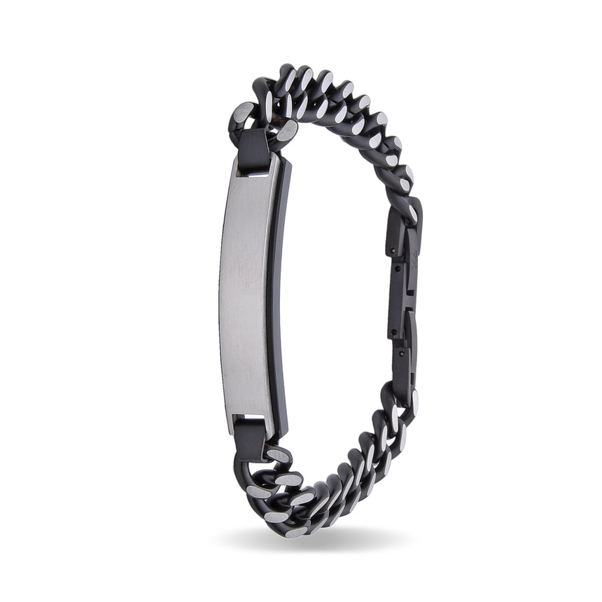 Polo Exchange Stainless Steel Bracelet for Men - ST46-27#BLSTS 19.5cm