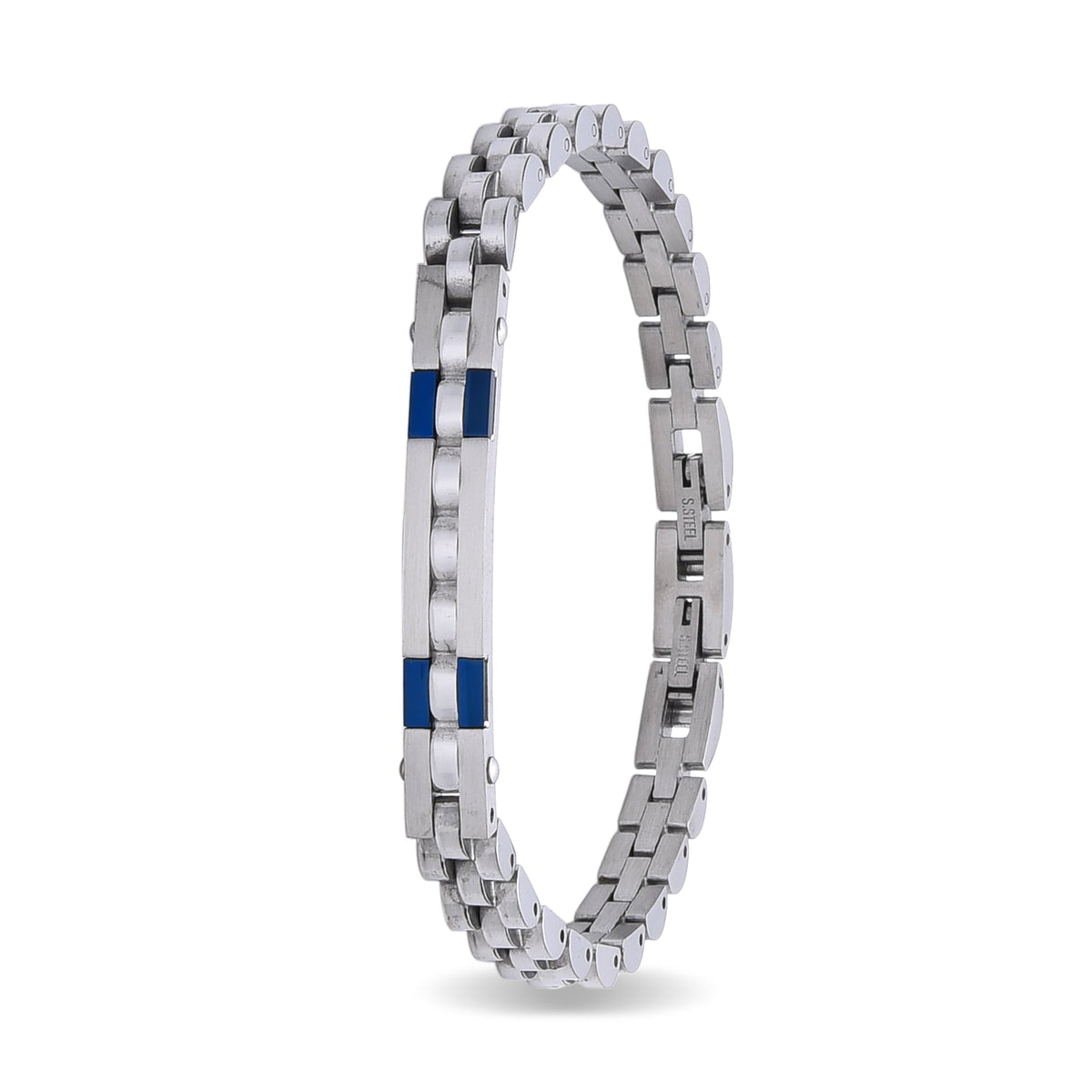 Polo Exchange Stainless Steel Bracelet for Men - ST46-53#BLSTS 19.5cm