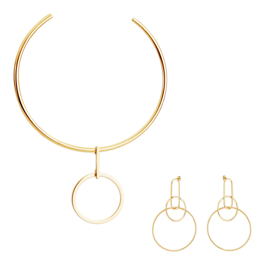 Polo Exchange Necklace Bracelet Set - 560