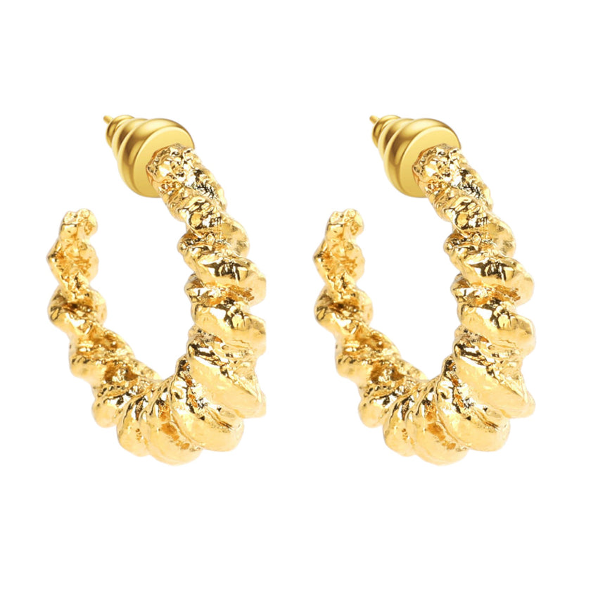 Polo Exchange Stainless Steel Earrings - EBR0684G