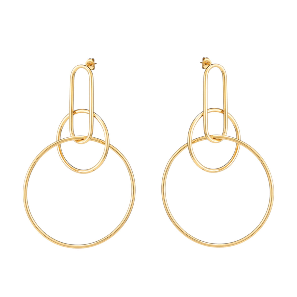 Polo Exchange Stainless Steel Earrings - ESS0505G
