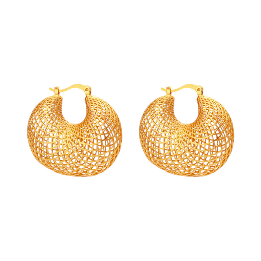 Polo Exchange Stainless Steel Earrings - EBR1933G