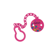 Pacifier Holder With Plastic Clip Girls