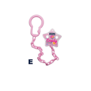 Optimal Pacifier Holder With Plastic Clip