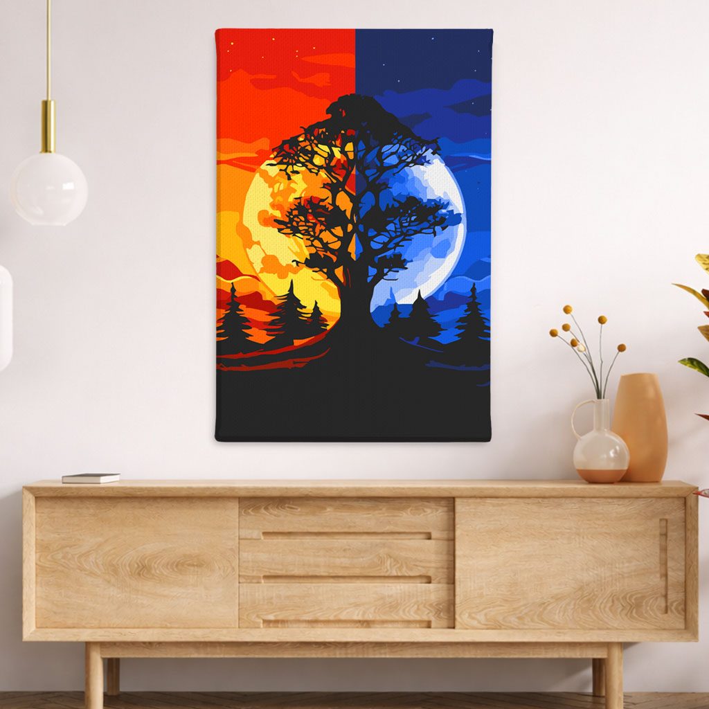 Day and Night Harmony Paint By Numbers Kit