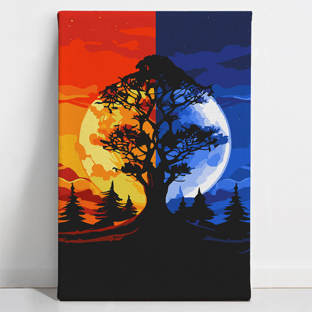 Day and Night Harmony Paint By Numbers Kit