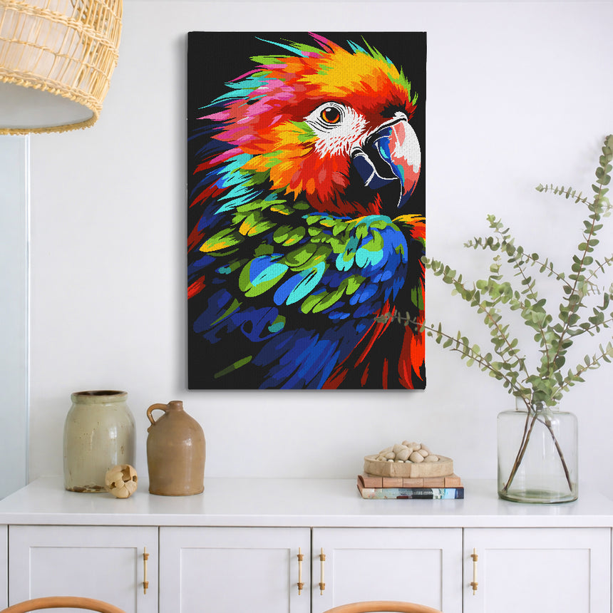 Exotic Parrot Paint By Numbers Kit