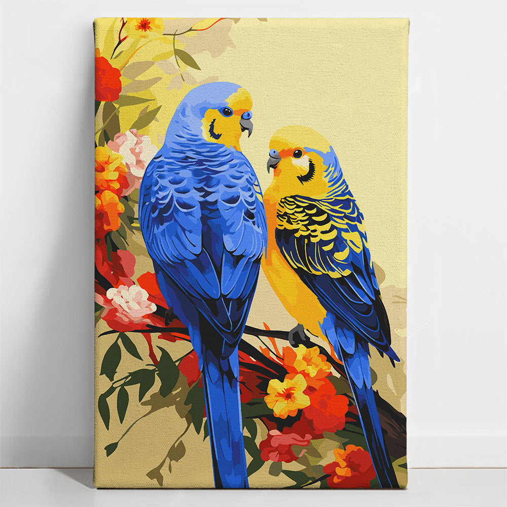 Blooming Branch Birdies Paint By Numbers Kit