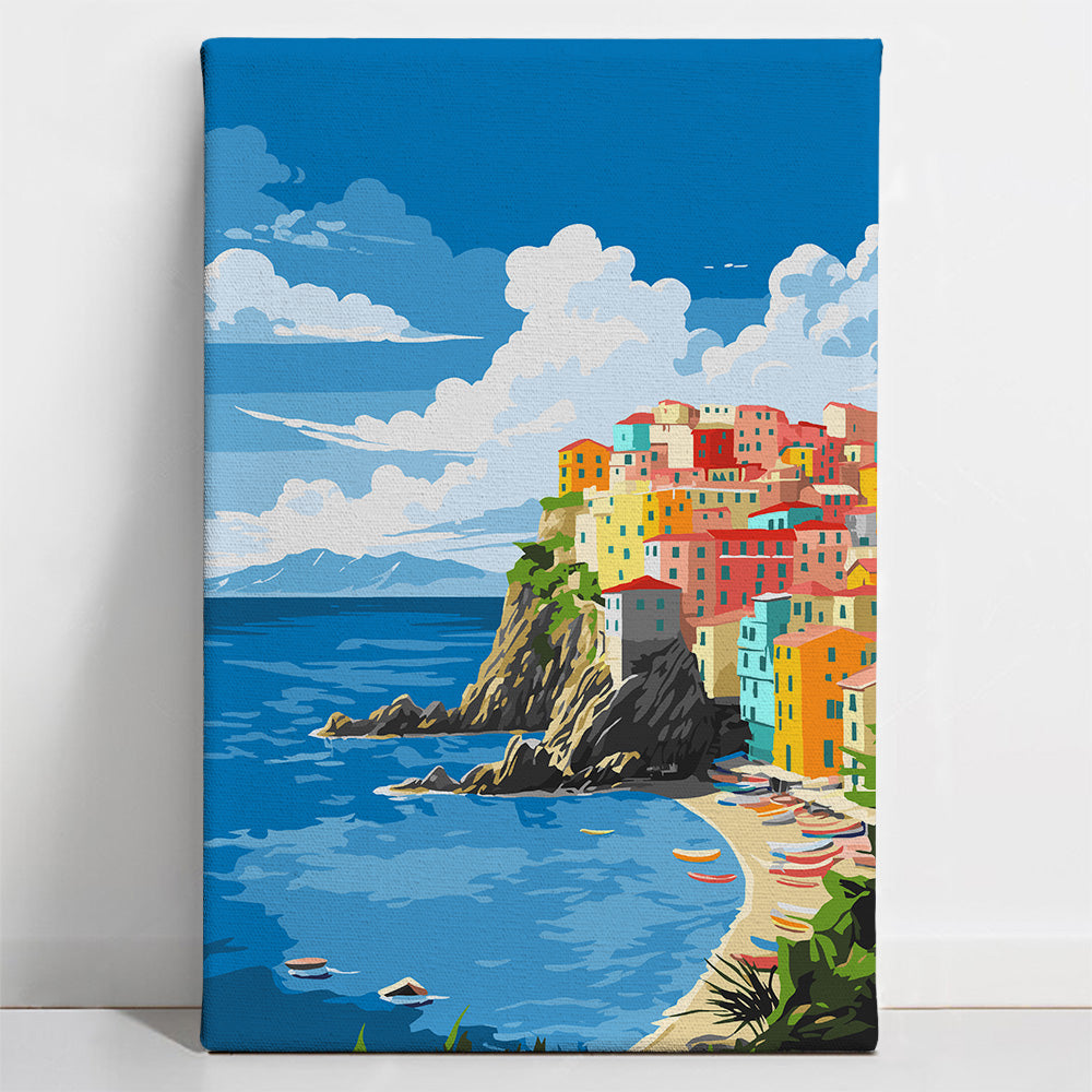 Amalfi Coast of Italy Paint By Numbers Kit