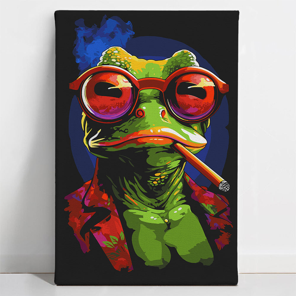 UPaint Relaxed Frog Paint By Numbers Kit