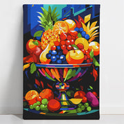 Retro Fruit Assembly Paint By Numbers Kit