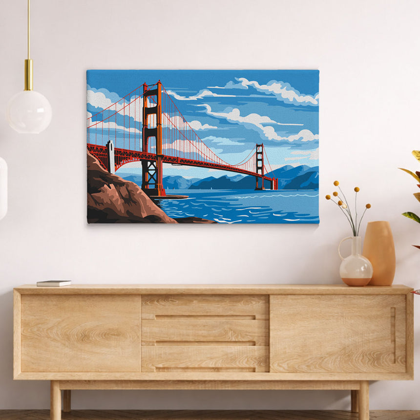 Golden Gate Bridge - Paint By Numbers Kit