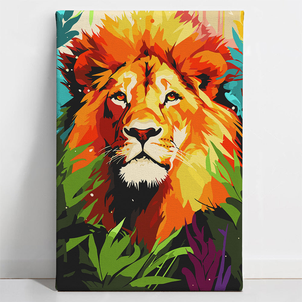 UPaint King of the Jungle Paint By Numbers Kit