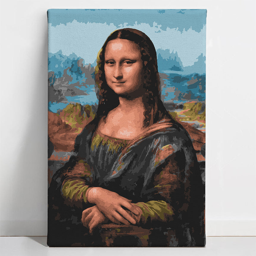 The Monalisa Paint By Numbers Kit