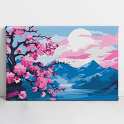 Majestic Mountains Blossom Paint By Numbers Kit