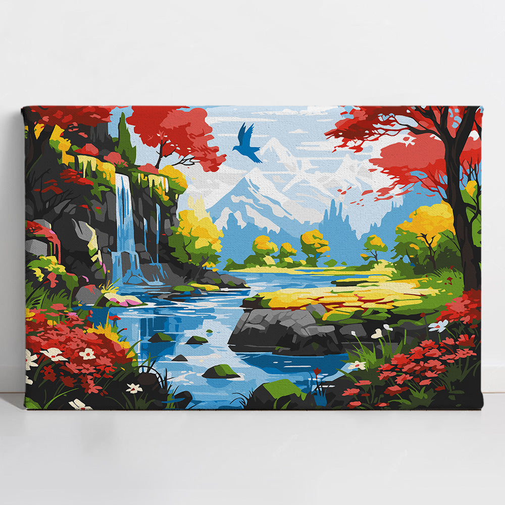 Tranquil River Valley Paint By Numbers Kit
