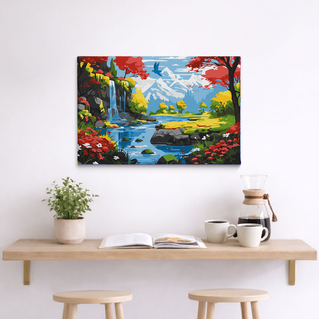 Tranquil River Valley Paint By Numbers Kit