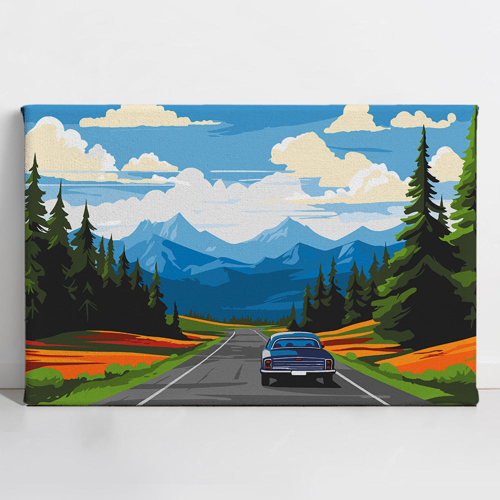 Roadside Nature Escape Paint By Numbers Kit