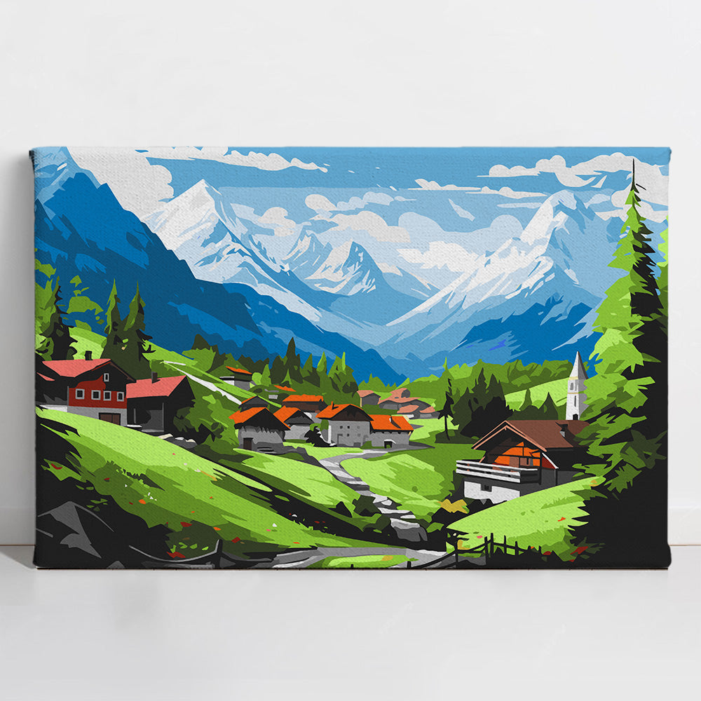 Alpine Serenity Paint By Numbers Kit
