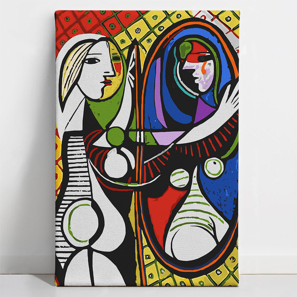 UPaint Girl Before a Mirror Pablo Picasso Paint By Numbers Kit