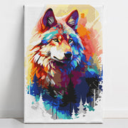 UPaint Majestic Wolf Paint By Numbers Kit