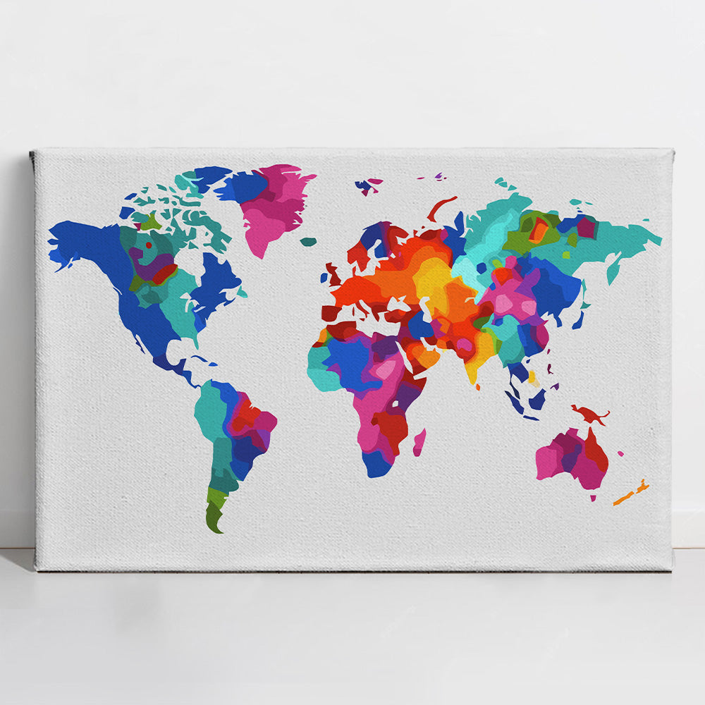 A World of Colors Paint By Numbers Kit
