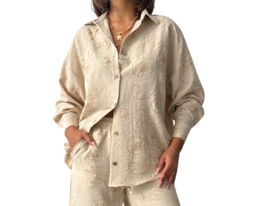 Palazzo Oversized Shirt