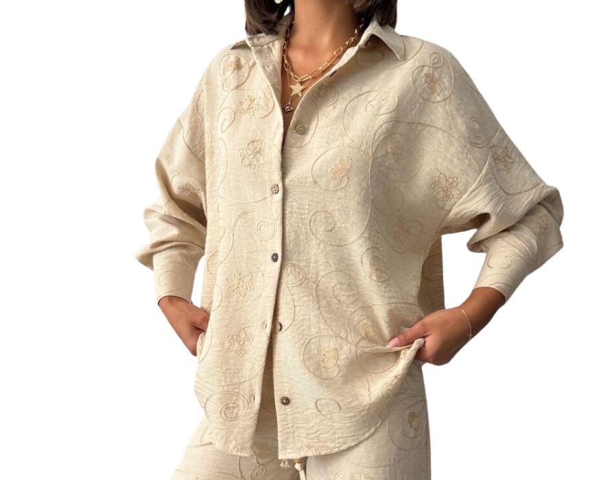 Palazzo Oversized Shirt