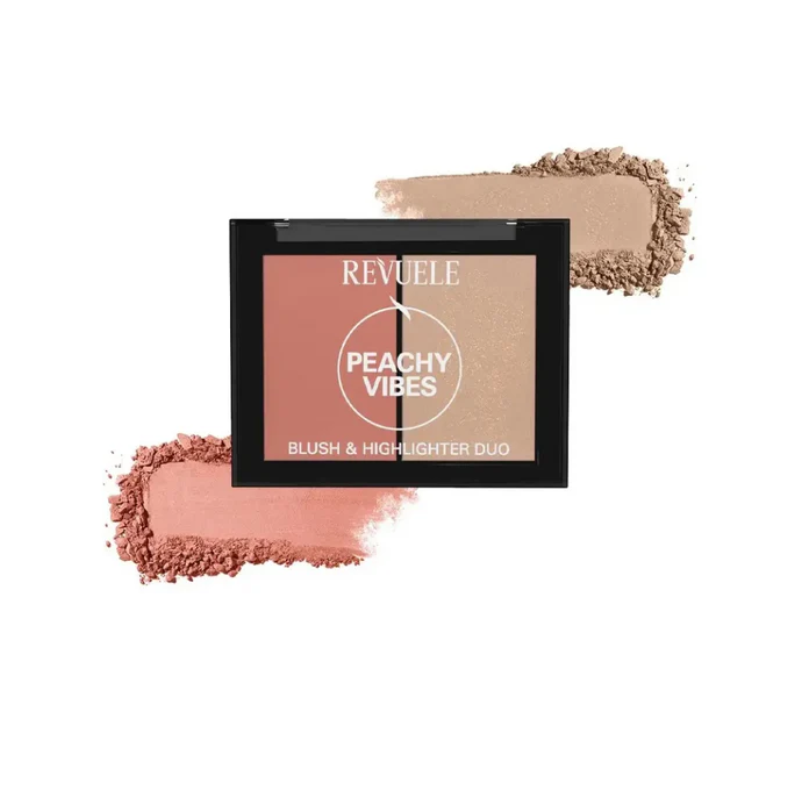 Revuele Peachy Vibes Duo Blush And Highlighter