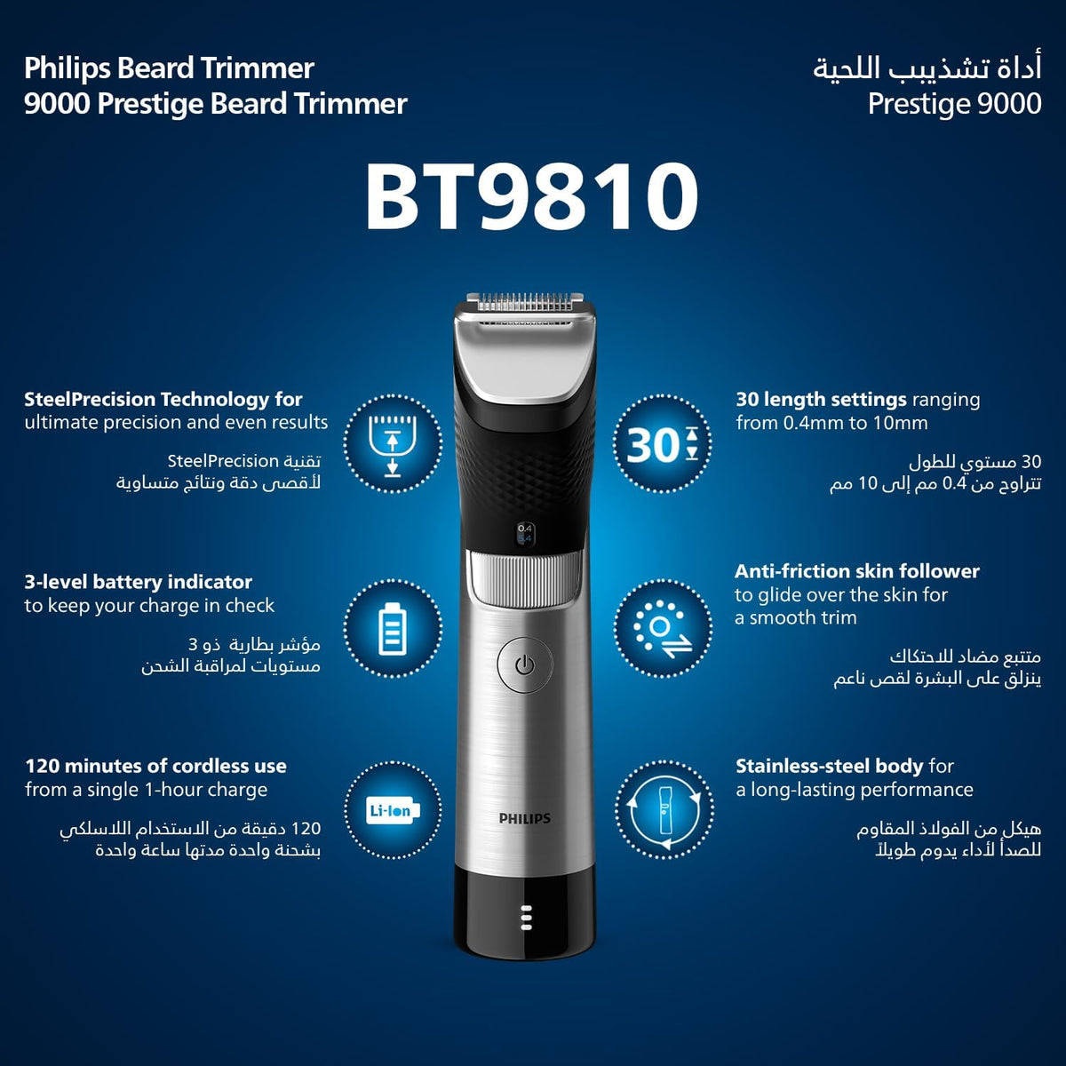 Philips 9000 Prestige Beard Trimmer