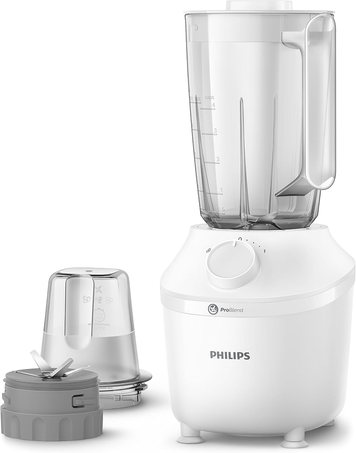 Philips Blender & Mill, 450W, 1.9L Capacity, 1 Speed + Pulse