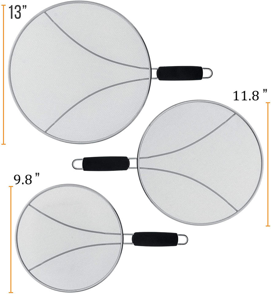 Stainless Steel Screen Splatter Set -1 Set of 3