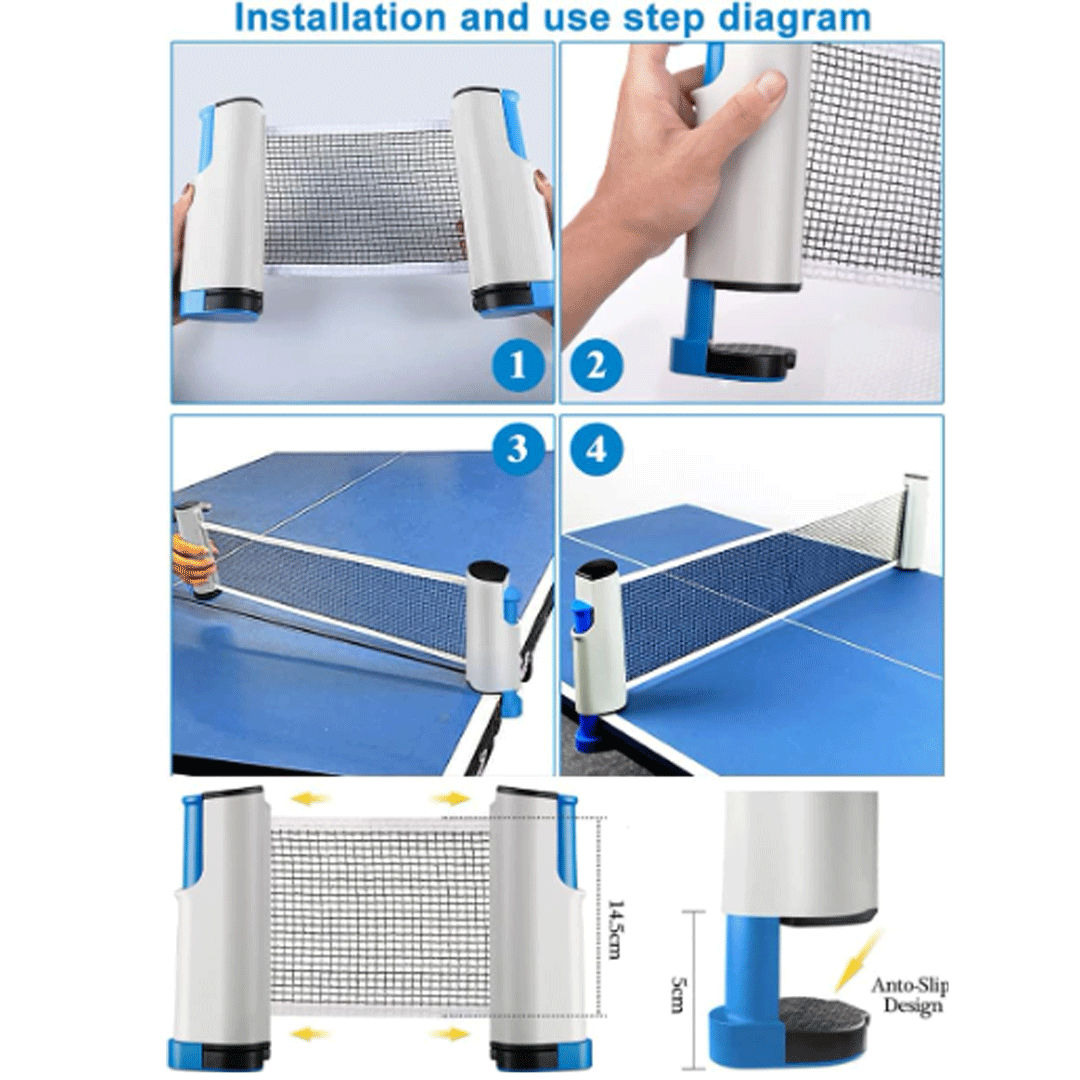 Portable Table Tennis Net And Post Set