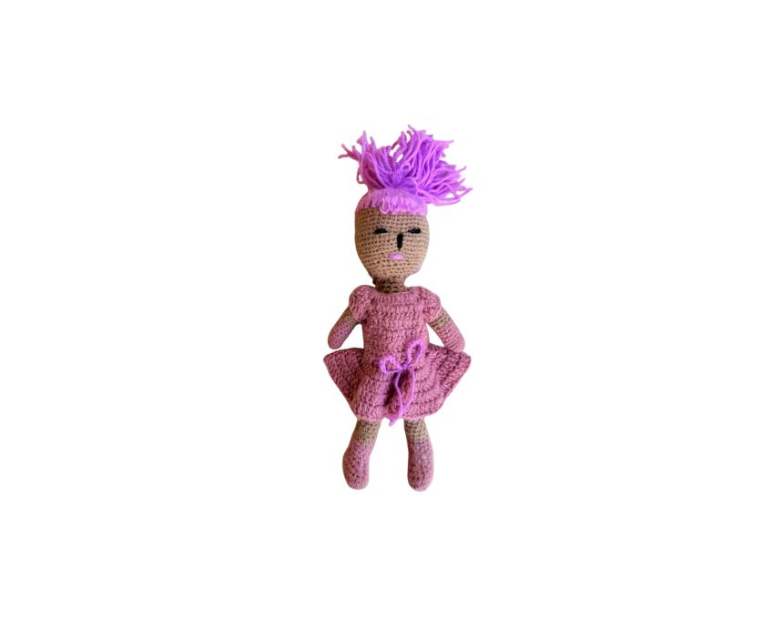 Crochet Doll in Pink