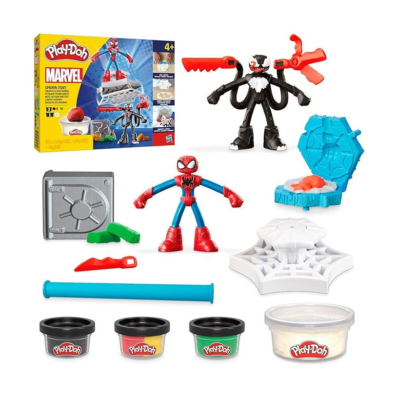 Play-Doh Marvel Spider-Man Launch & Slice Battle by Hasbro