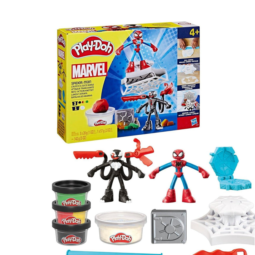 Play-Doh Marvel Spider-Man Launch & Slice Battle by Hasbro