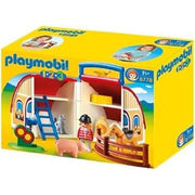 Playmobil 1 2 3 Take Along Barn, Multi Color (70180) by Playmobil