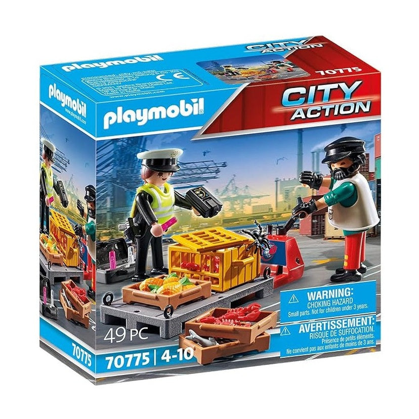 Playmobil City Action Cargo Customs Check (70775) by Playmobil